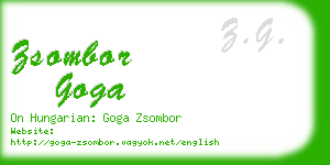 zsombor goga business card